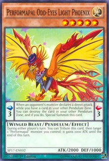 Performapal Odd-Eyes Light Phoenix (Starfoil) [SP17-EN032] Starfoil Rare | Mega City Incorporated