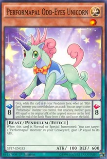 Performapal Odd-Eyes Unicorn [SP17-EN033] Common | Mega City Incorporated