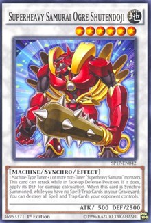 Superheavy Samurai Ogre Shutendoji (Starfoil) [SP17-EN042] Starfoil Rare | Mega City Incorporated