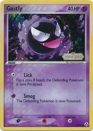 Gastly (52/92) (Stamped) [EX: Legend Maker] | Mega City Incorporated