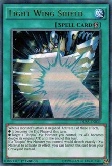 Light Wing Shield [DUSA-EN039] Ultra Rare | Mega City Incorporated