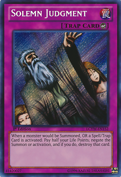 Solemn Judgment [LCYW-EN152] Secret Rare | Mega City Incorporated