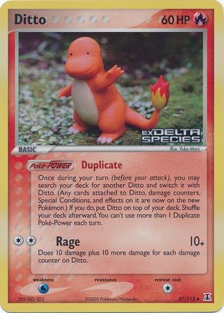 Ditto (37/113) (Stamped) [EX: Delta Species] | Mega City Incorporated