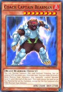 Coach Captain Bearman [OP04-EN019] Common | Mega City Incorporated
