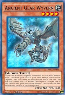 Ancient Gear Wyvern [SR03-EN003] Super Rare | Mega City Incorporated