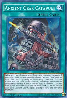 Ancient Gear Catapult [SR03-EN021] Super Rare | Mega City Incorporated