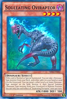 Souleating Oviraptor [SR04-EN002] Super Rare | Mega City Incorporated