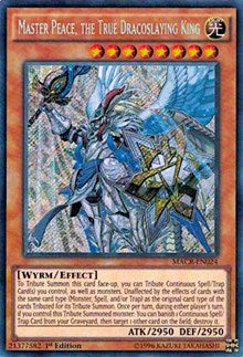 Master Peace, the True Dracoslaying King [MACR-EN024] Secret Rare | Mega City Incorporated