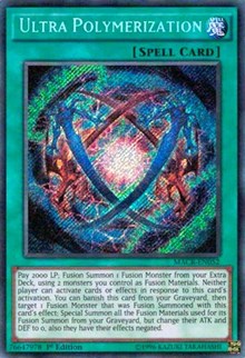 Ultra Polymerization [MACR-EN052] Secret Rare | Mega City Incorporated