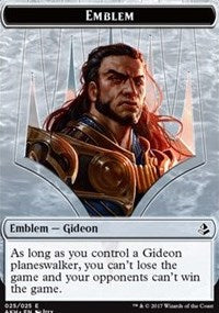 Emblem - Gideon of the Trials // Zombie Token [Amonkhet] | Mega City Incorporated