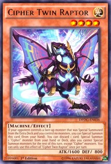 Cipher Twin Raptor [DPDG-EN036] Rare | Mega City Incorporated