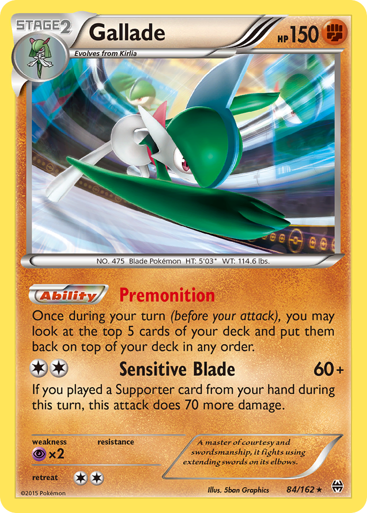 Gallade (84/162) [XY: BREAKthrough] | Mega City Incorporated