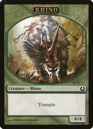 Rhino Token [Return to Ravnica Tokens] | Mega City Incorporated