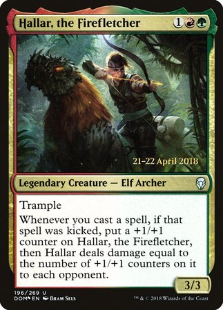 Hallar, the Firefletcher [Dominaria Promos] | Mega City Incorporated