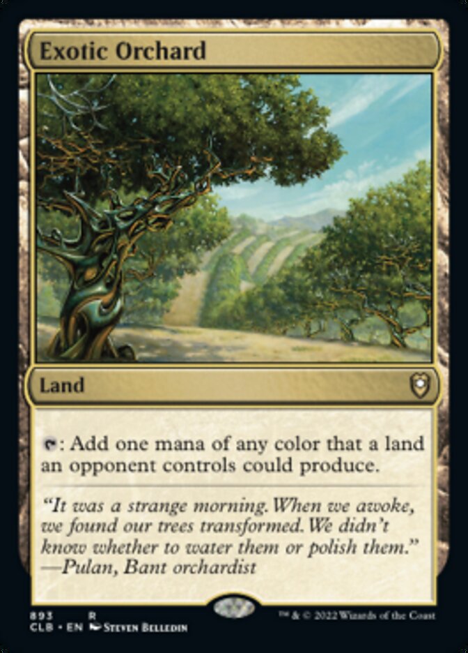 Exotic Orchard [Commander Legends: Battle for Baldur's Gate] | Mega City Incorporated