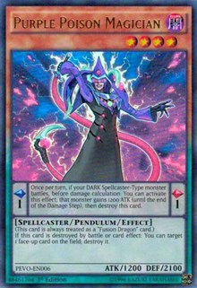 Purple Poison Magician [PEVO-EN006] Ultra Rare | Mega City Incorporated