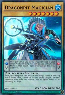 Dragonpit Magician [PEVO-EN014] Super Rare | Mega City Incorporated