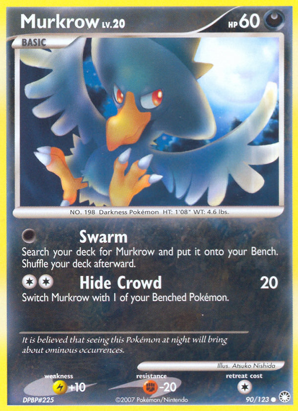 Murkrow (90/123) [Diamond & Pearl: Mysterious Treasures] | Mega City Incorporated