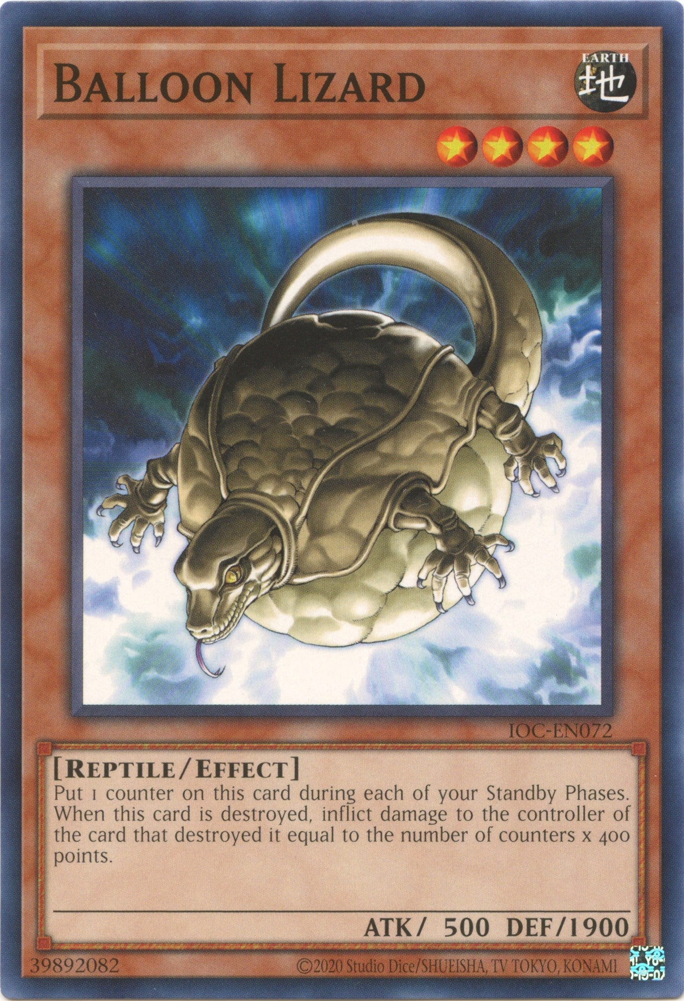 Balloon Lizard (25th Anniversary) [IOC-EN072] Common | Mega City Incorporated