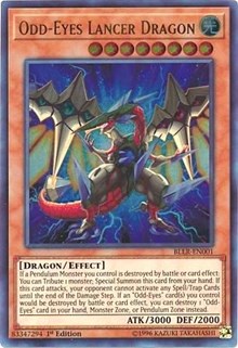 Odd-Eyes Lancer Dragon [BLLR-EN001] Ultra Rare | Mega City Incorporated