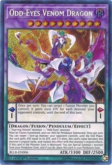 Odd-Eyes Venom Dragon [BLLR-EN006] Secret Rare | Mega City Incorporated