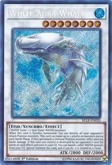 White Aura Whale [BLLR-EN020] Secret Rare | Mega City Incorporated