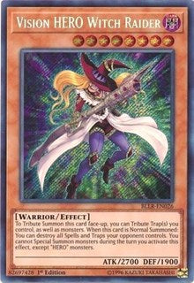 Vision HERO Witch Raider [BLLR-EN026] Secret Rare | Mega City Incorporated