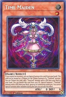 Time Maiden [BLLR-EN035] Secret Rare | Mega City Incorporated