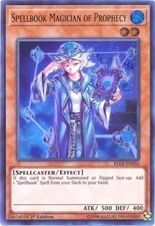 Spellbook Magician of Prophecy [BLLR-EN050] Ultra Rare | Mega City Incorporated