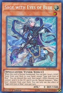 Sage with Eyes of Blue [BLLR-EN055] Secret Rare | Mega City Incorporated