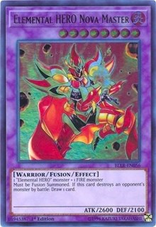 Elemental HERO Nova Master [BLLR-EN056] Ultra Rare | Mega City Incorporated