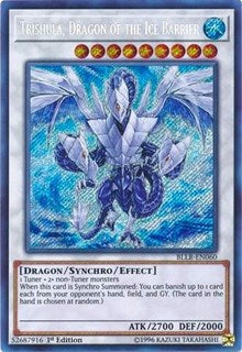 Trishula, Dragon of the Ice Barrier [BLLR-EN060] Secret Rare | Mega City Incorporated