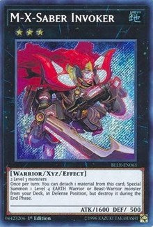 M-X-Saber Invoker [BLLR-EN063] Secret Rare | Mega City Incorporated