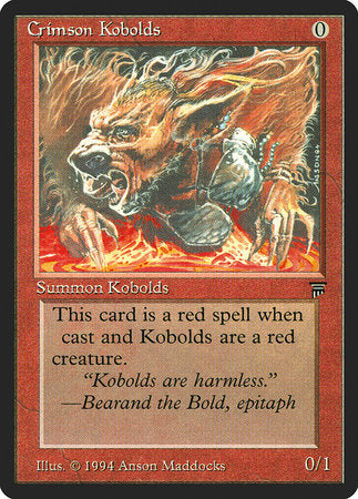 Crimson Kobolds [Legends] | Mega City Incorporated