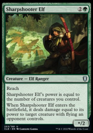 Sharpshooter Elf [Commander Legends: Battle for Baldur's Gate] | Mega City Incorporated