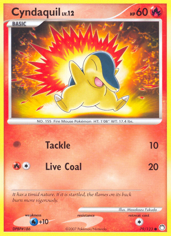 Cyndaquil (79/123) [Diamond & Pearl: Mysterious Treasures] | Mega City Incorporated