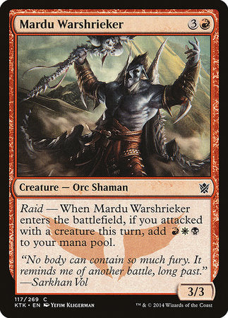 Mardu Warshrieker [Khans of Tarkir] | Mega City Incorporated