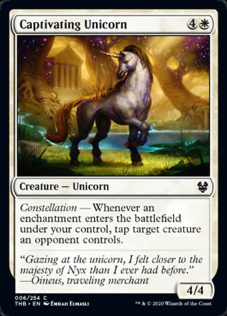 Captivating Unicorn [Theros Beyond Death] | Mega City Incorporated