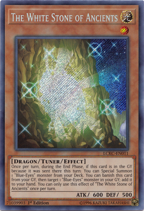 The White Stone of Ancients [LCKC-EN011] Secret Rare | Mega City Incorporated