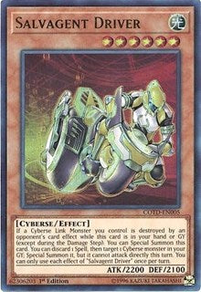 Salvagent Driver [COTD-EN005] Ultra Rare | Mega City Incorporated