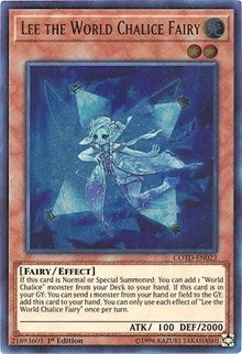 Lee the World Chalice Fairy [COTD-EN022] Ultra Rare | Mega City Incorporated