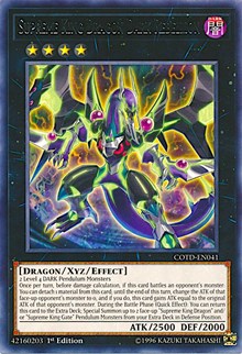 Supreme King Dragon Dark Rebellion [COTD-EN041] Rare | Mega City Incorporated