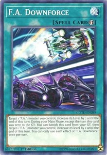 F.A. Downforce [COTD-EN089] Common | Mega City Incorporated