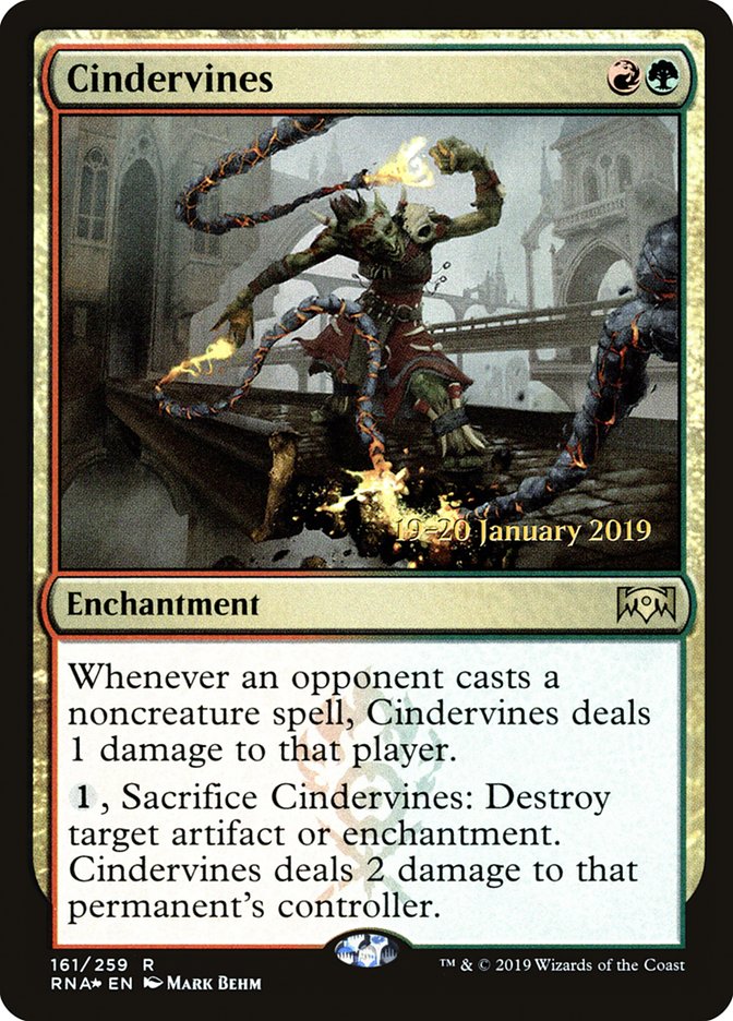 Cindervines [Ravnica Allegiance Prerelease Promos] | Mega City Incorporated