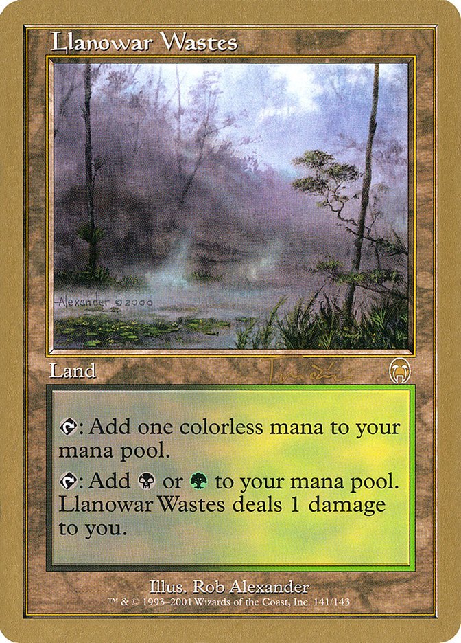 Llanowar Wastes (Jan Tomcani) [World Championship Decks 2001] | Mega City Incorporated