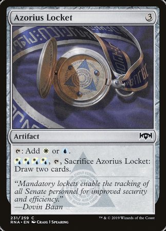 Azorius Locket [Ravnica Allegiance] | Mega City Incorporated