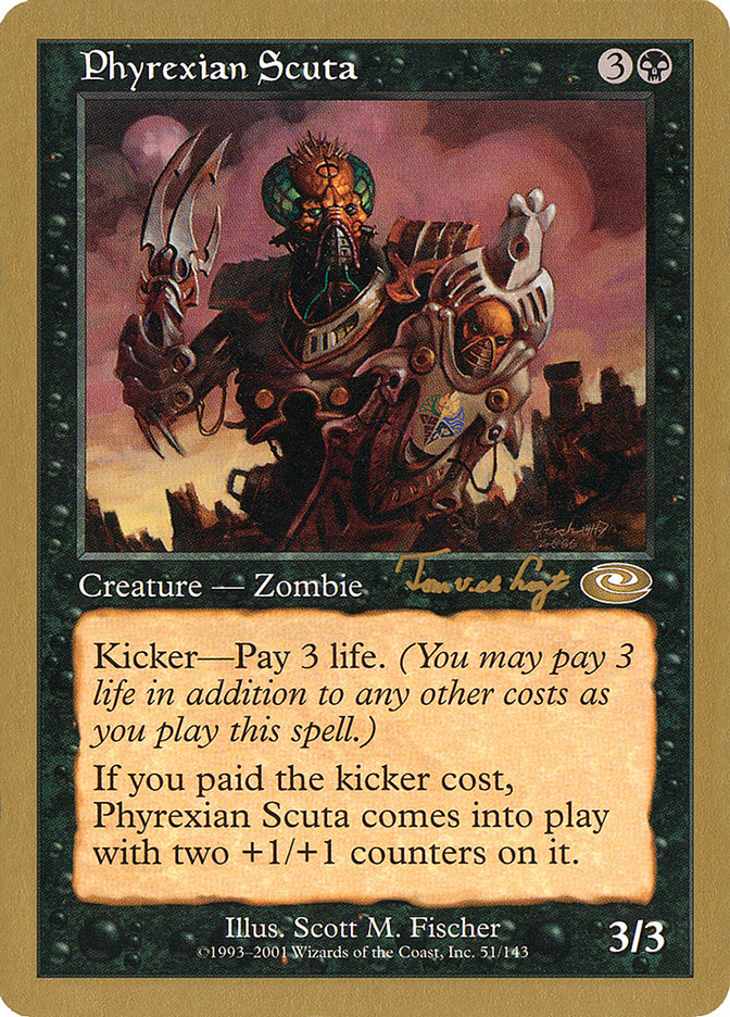 Phyrexian Scuta (Tom van de Logt) [World Championship Decks 2001] | Mega City Incorporated