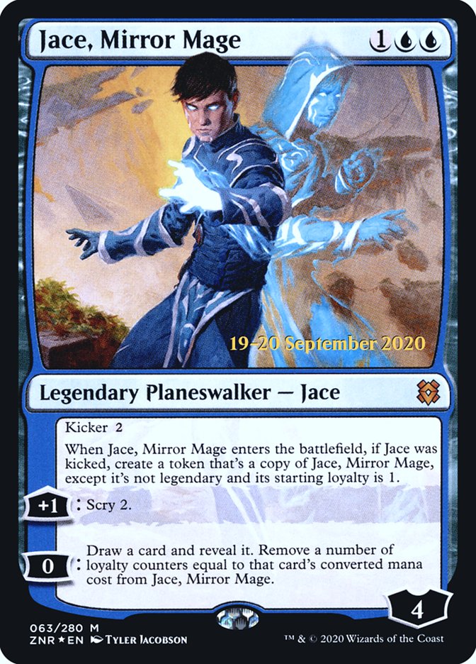 Jace, Mirror Mage  [Zendikar Rising Prerelease Promos] | Mega City Incorporated