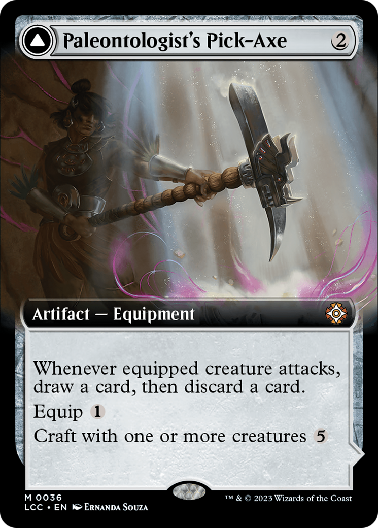 Paleontologist's Pick-Axe (Extended Art) [The Lost Caverns of Ixalan Commander] | Mega City Incorporated