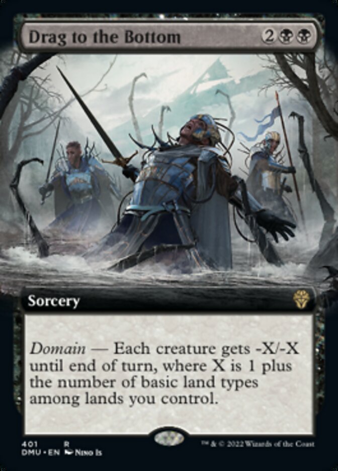 Drag to the Bottom (Extended Art) [Dominaria United] | Mega City Incorporated